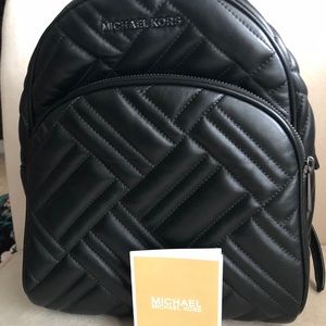 Quilted MK Backpack NEVER USED!